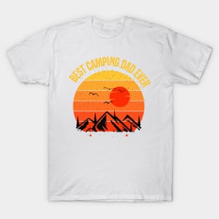 Best camping dad ever T-Shirt